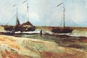 Vincent Van Gogh Beach at Scheveningen in Calm Weather (nn04) Germany oil painting reproduction